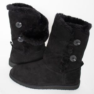 LIKE NEW Old Navy Adjustable Faux Suede "Uggs"